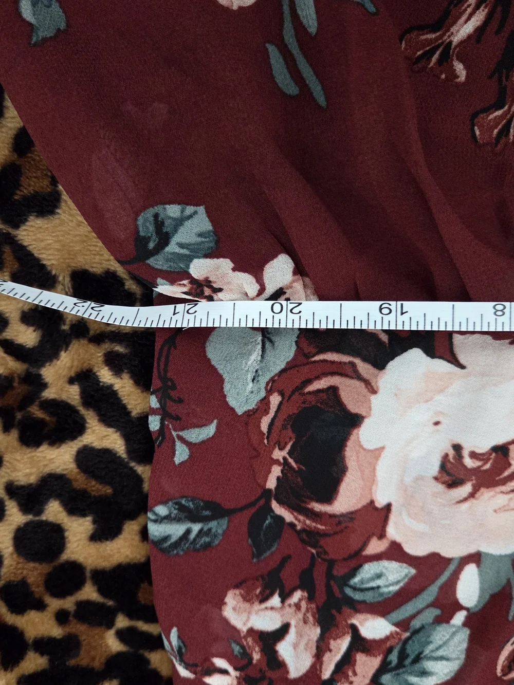 torrid Burgundy Floral Button-Front Babydoll Tunic